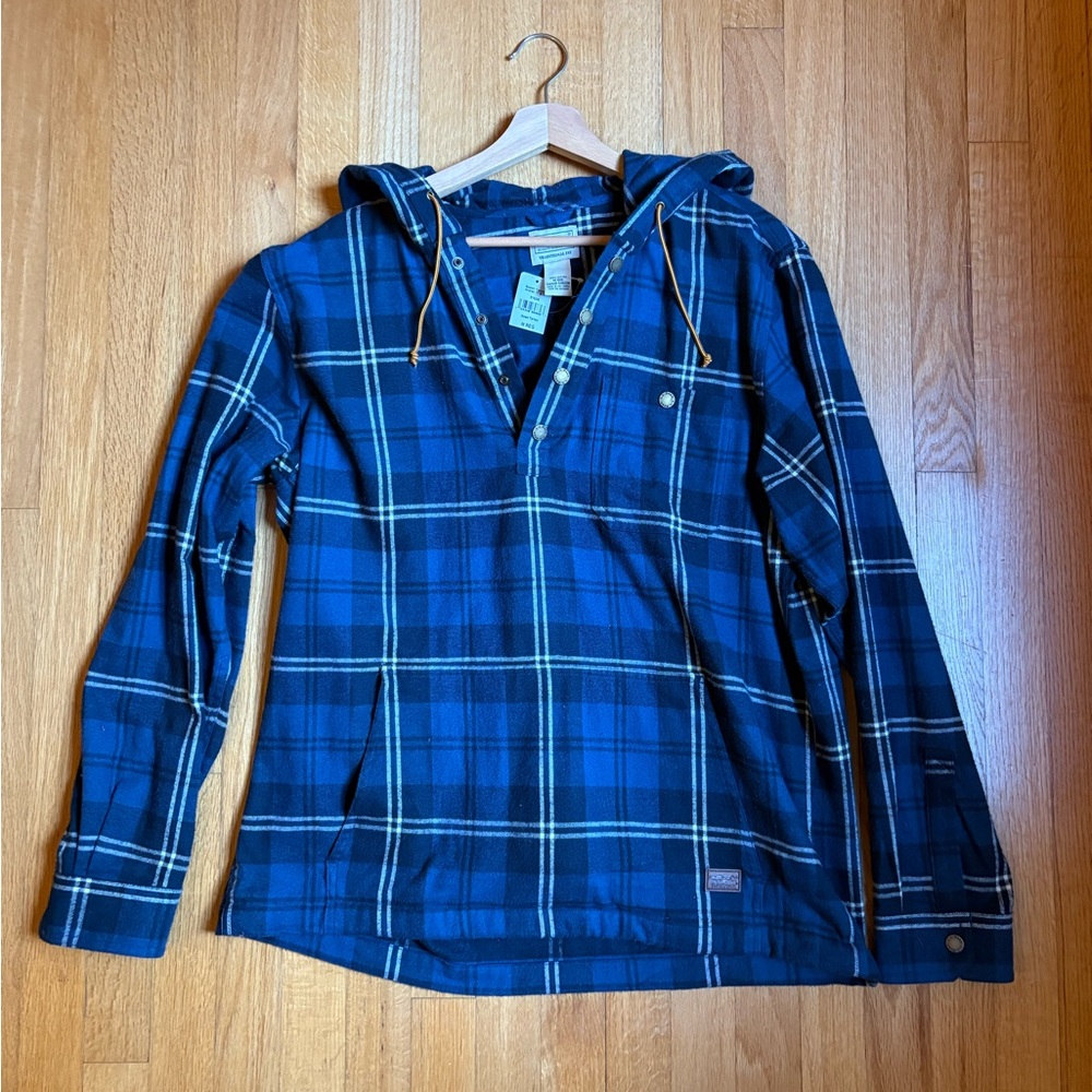 L.L. Bean Scotch Plaid Flannel Shirt, Anorak, Traditional Fit